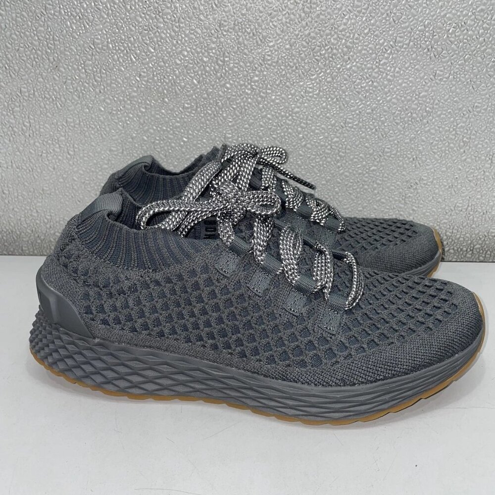 NEW NOBULL Dark Grey Diamond Knit Runner Sneakers – Unisex Men’s 7.5 / Women’s 9 - Picture 4 of 8
